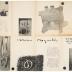Unfolded catalog for Isamu Noguchi Exhibition, Museum of Modern Art, Kamakura, Japan, 1952 (recto)