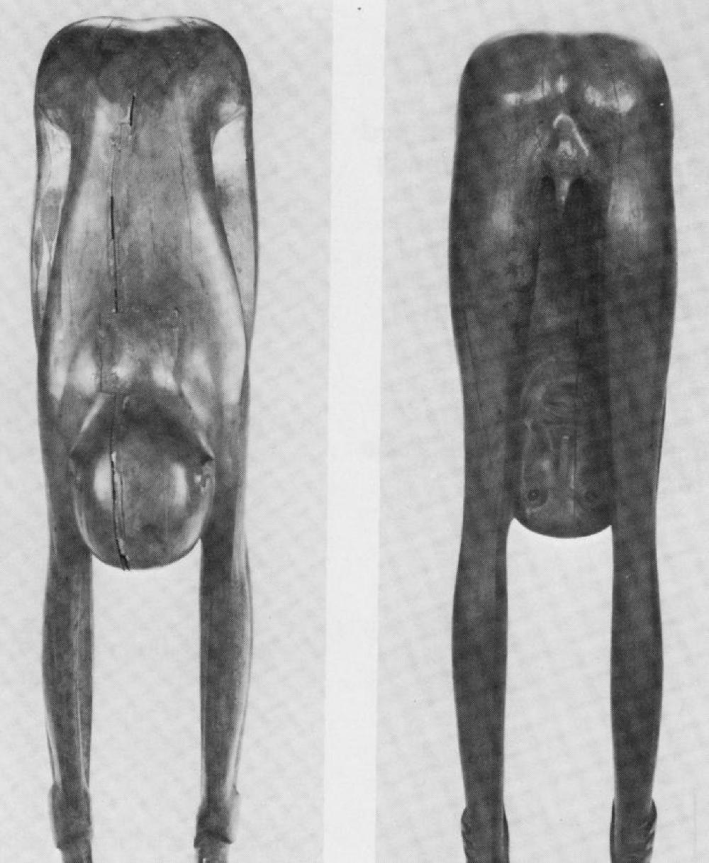 Boy Looking through Legs, image 2
