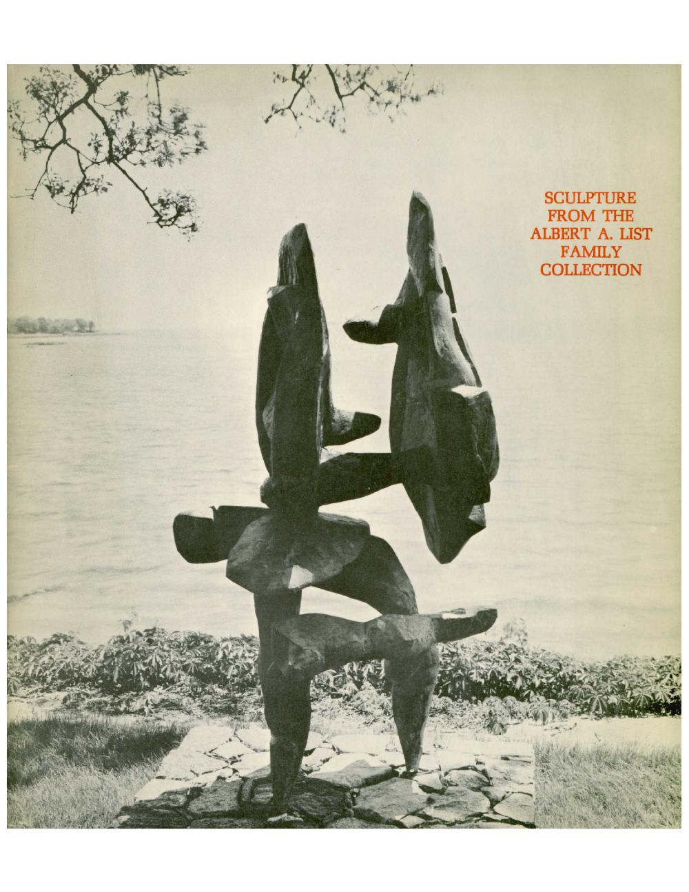 Sculpture from the Albert A. List Family Collection, New School Art Center [EXHIBITION CATALOGUE] 