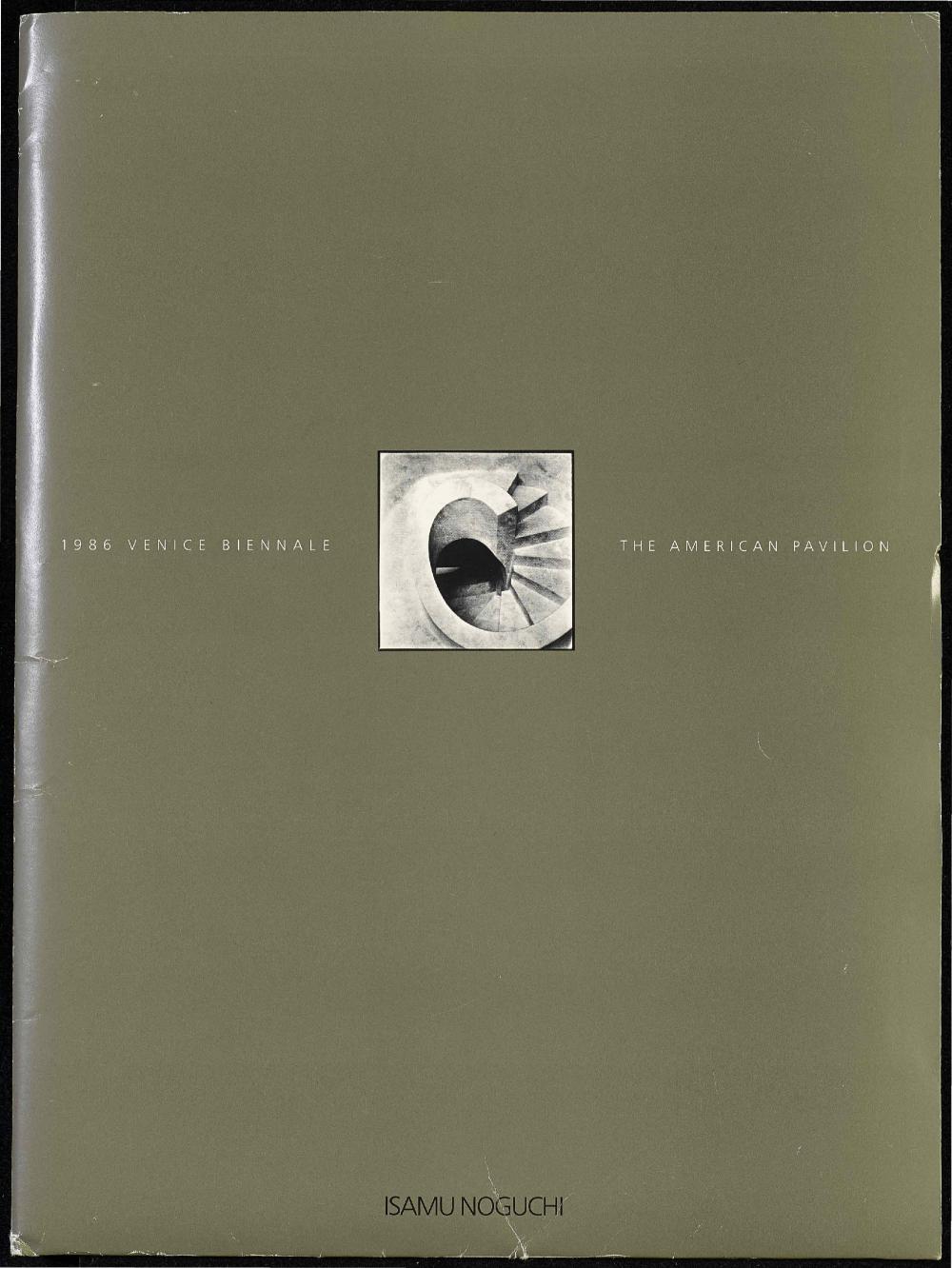 Press Packet for "Isamu Noguchi: What is Sculpture?" 1986 Venice Biennale, the American Pavilion [includes Exhibition Catalogue] 