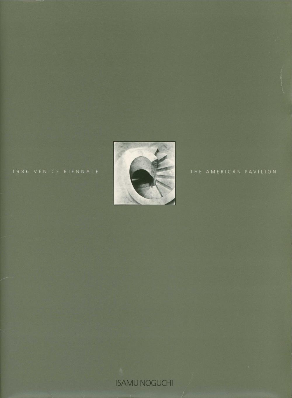 Press Packet for "Isamu Noguchi: What is Sculpture?" 1986 Venice Biennale, the American Pavilion [includes Exhibition Catalogue] 