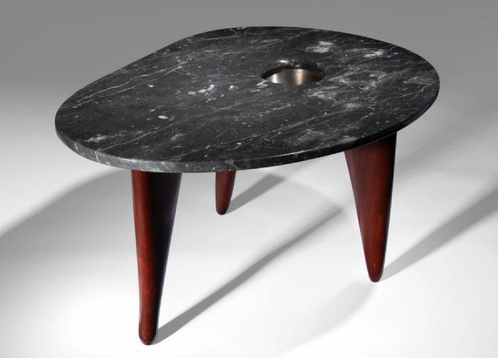 Marble-Topped Coffee Table, image 3