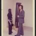 Guests in front of Mortality, exhibition opening, Minami Gallery, 1973