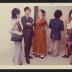 Guests at exhibition opening, Minami Gallery, 1973