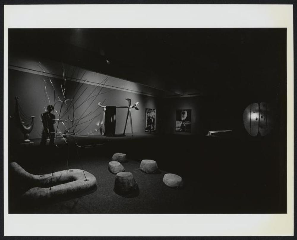 Installation view of "Noguchi's Imaginary Landscapes," Walker Art Center, April 23, 1978 - June 18, 1978.