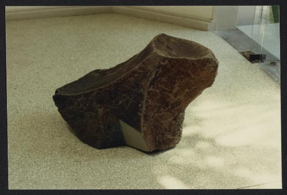 Installation view for "Isamu Noguchi:  What is Sculpture?," 1986 Venice Biennale, June 29, 1986 - September 28, 1986.