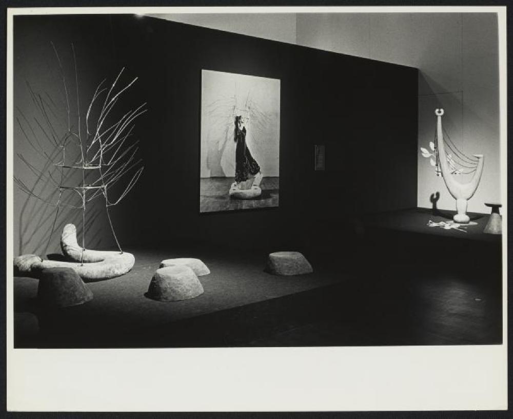 Installation view of "Noguchi's Imaginary Landscapes," Walker Art Center, April 23, 1978 - June 18, 1978.