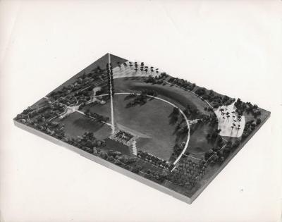 Park for Gandhi's Burial Place at Raj-gat