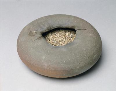 Flower Holder with Pebbles