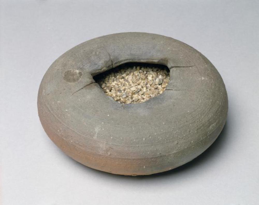 Flower Holder with Pebbles