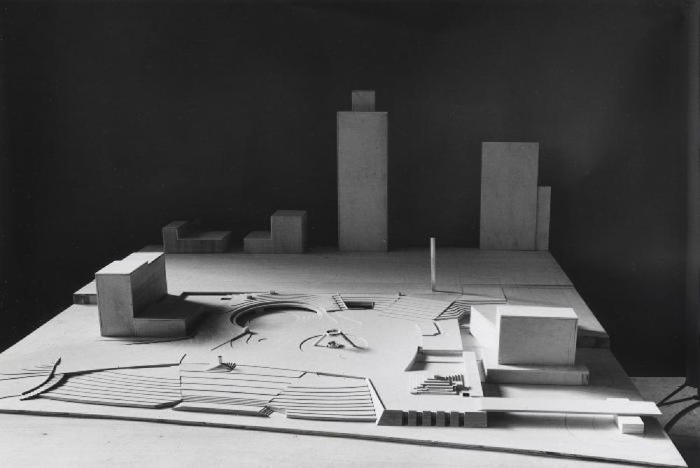 Model for Philip A. Hart Plaza, Detroit, Michigan, image 3