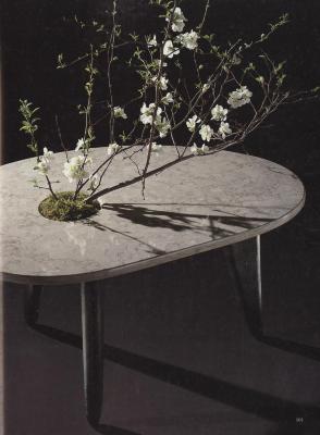 Marble-Topped Coffee Table