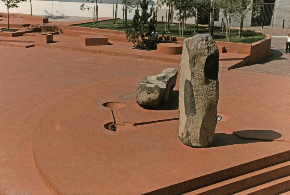 To The Issei, Japanese-American Cultural and Community Center Plaza