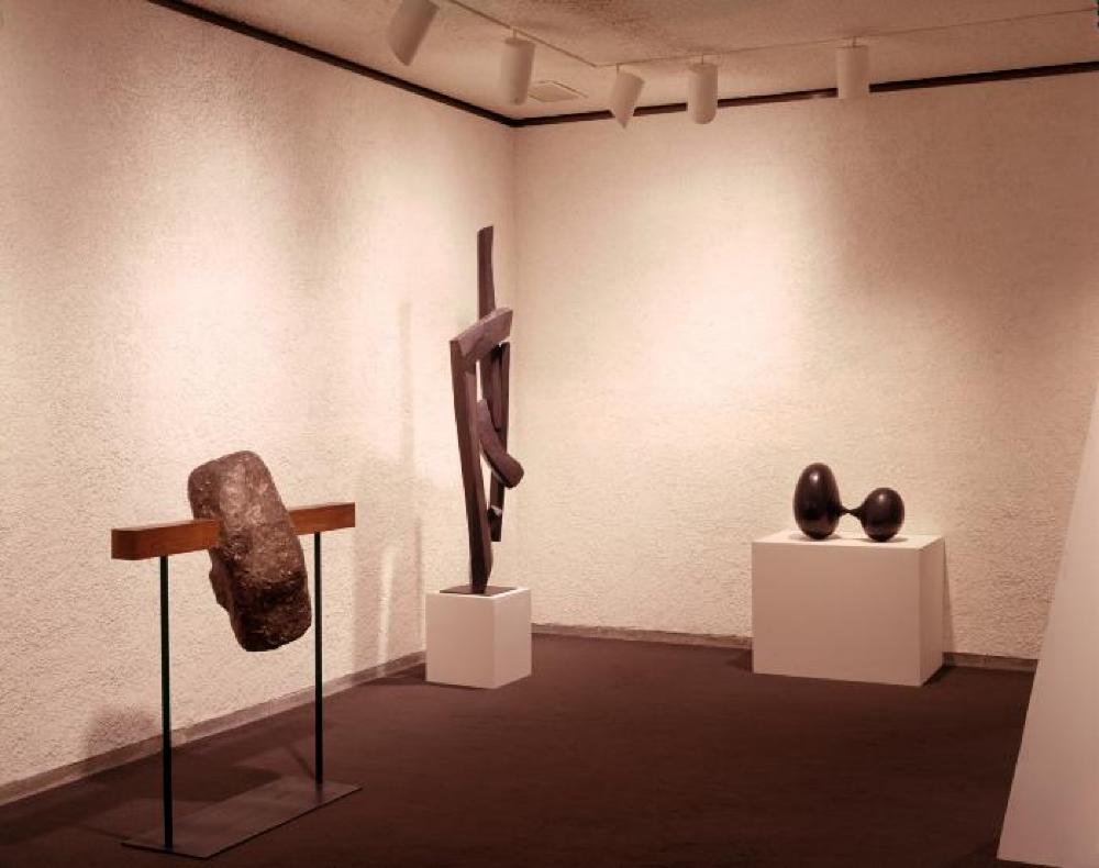 Installation view of "Isamu Noguchi," Whitney Museum of American Art, April 17, 1968 - June 16, 1968.