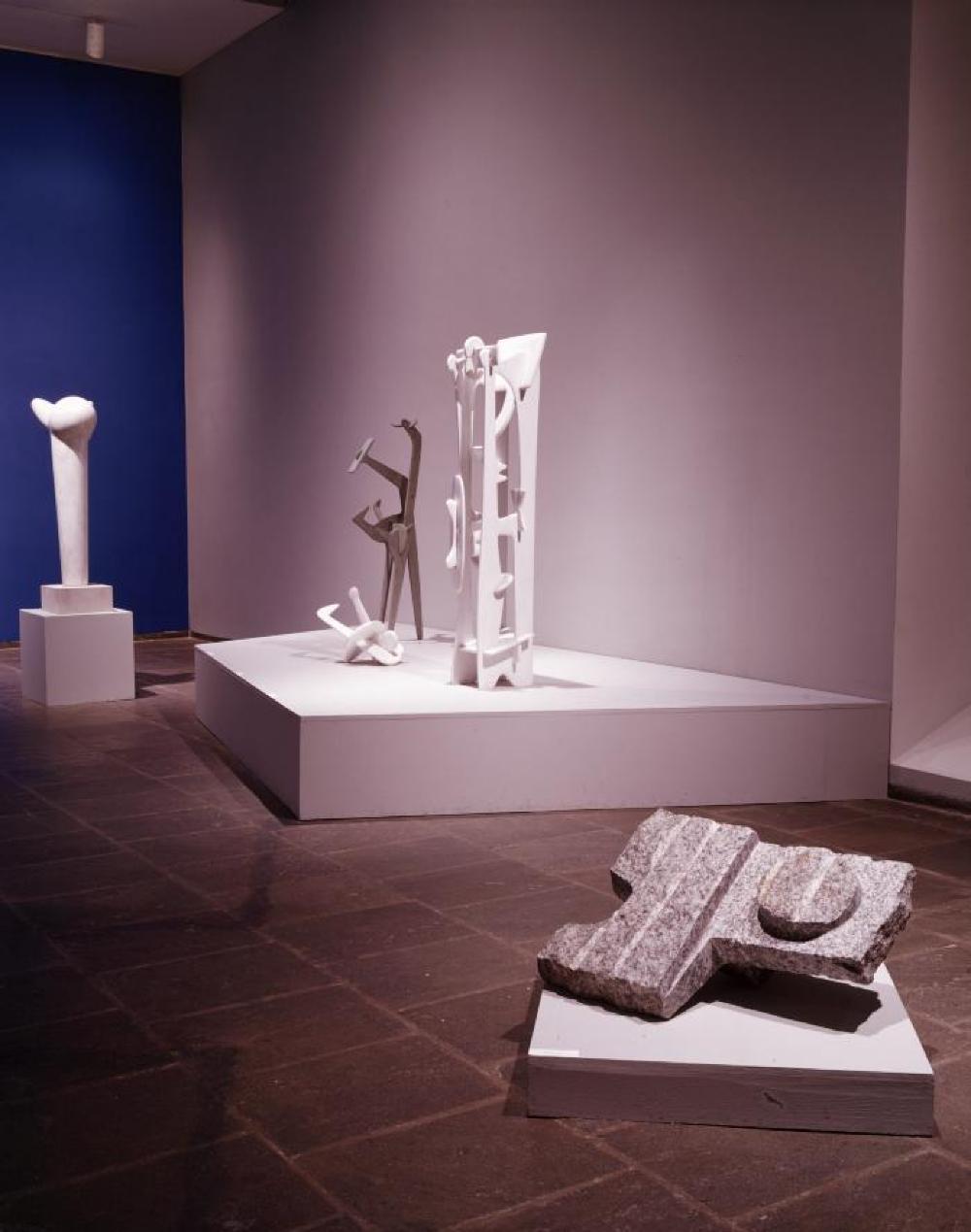 Installation view of "Isamu Noguchi," Whitney Museum of American Art, April 17, 1968 - June 16, 1968.