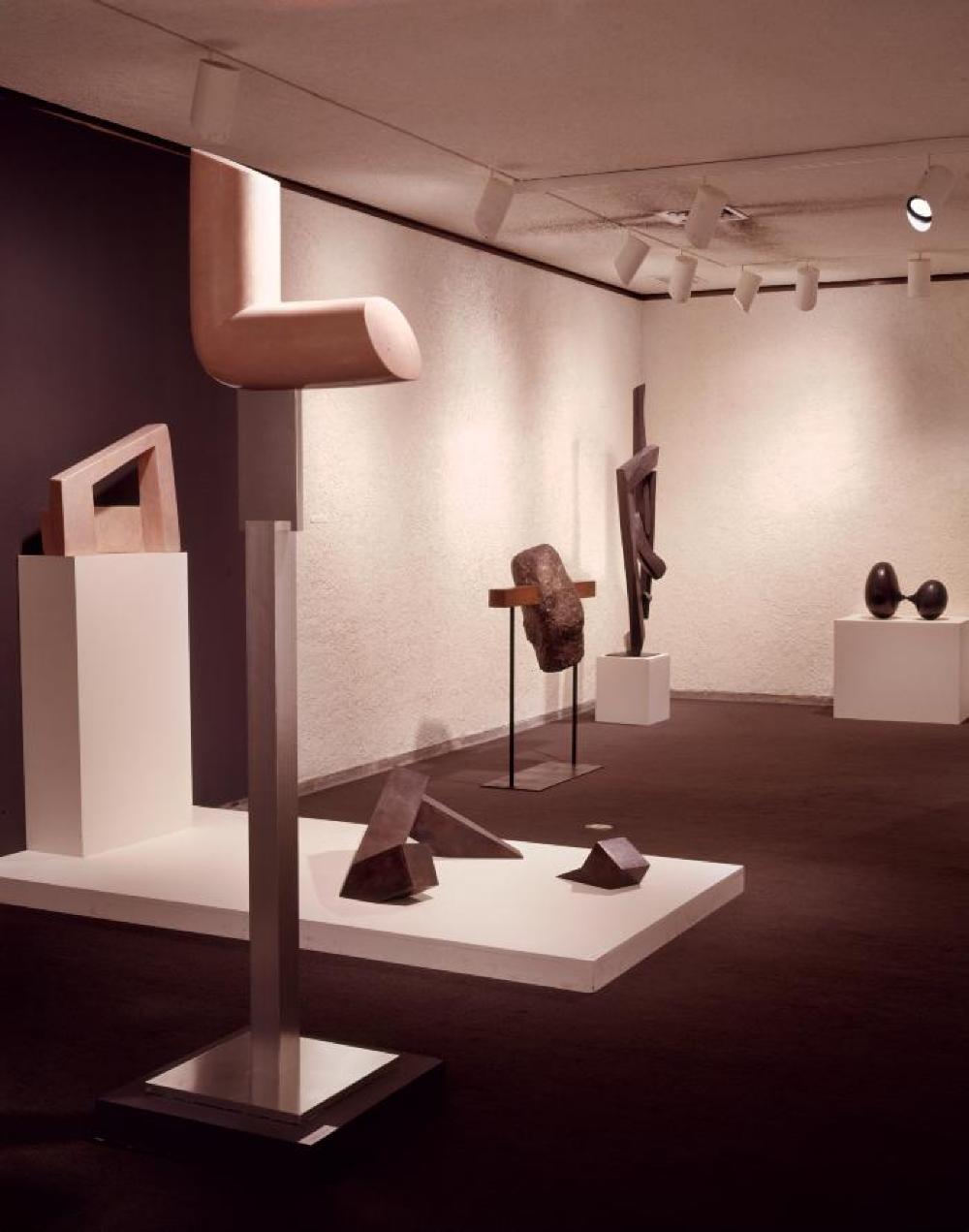 Installation view of "Isamu Noguchi," Whitney Museum of American Art, April 17, 1968 - June 16, 1968.