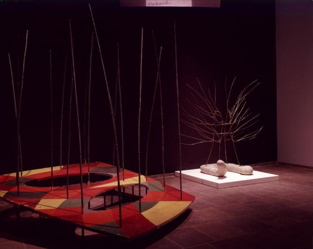 Installation view of "Isamu Noguchi," Whitney Museum of American Art, April 17, 1968 - June 16, 1968.
