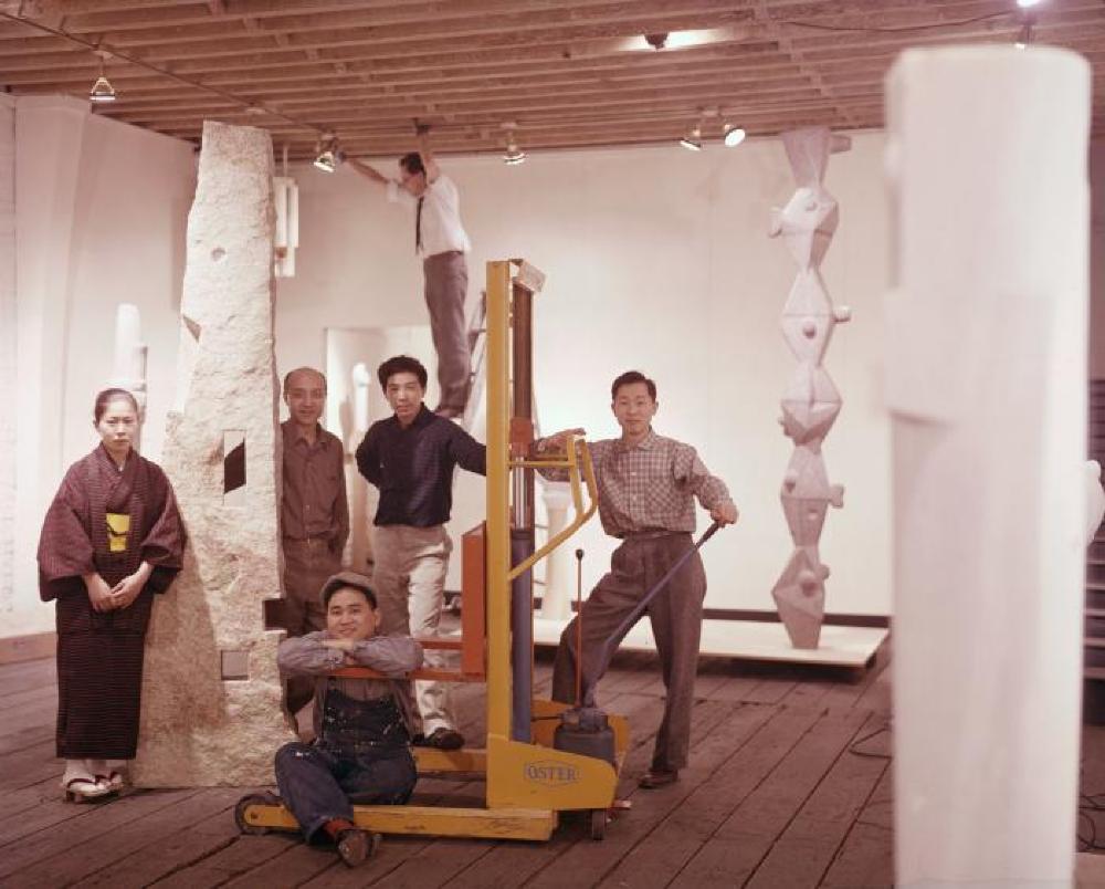 Installation view of "Isamu Noguchi," Stable Gallery