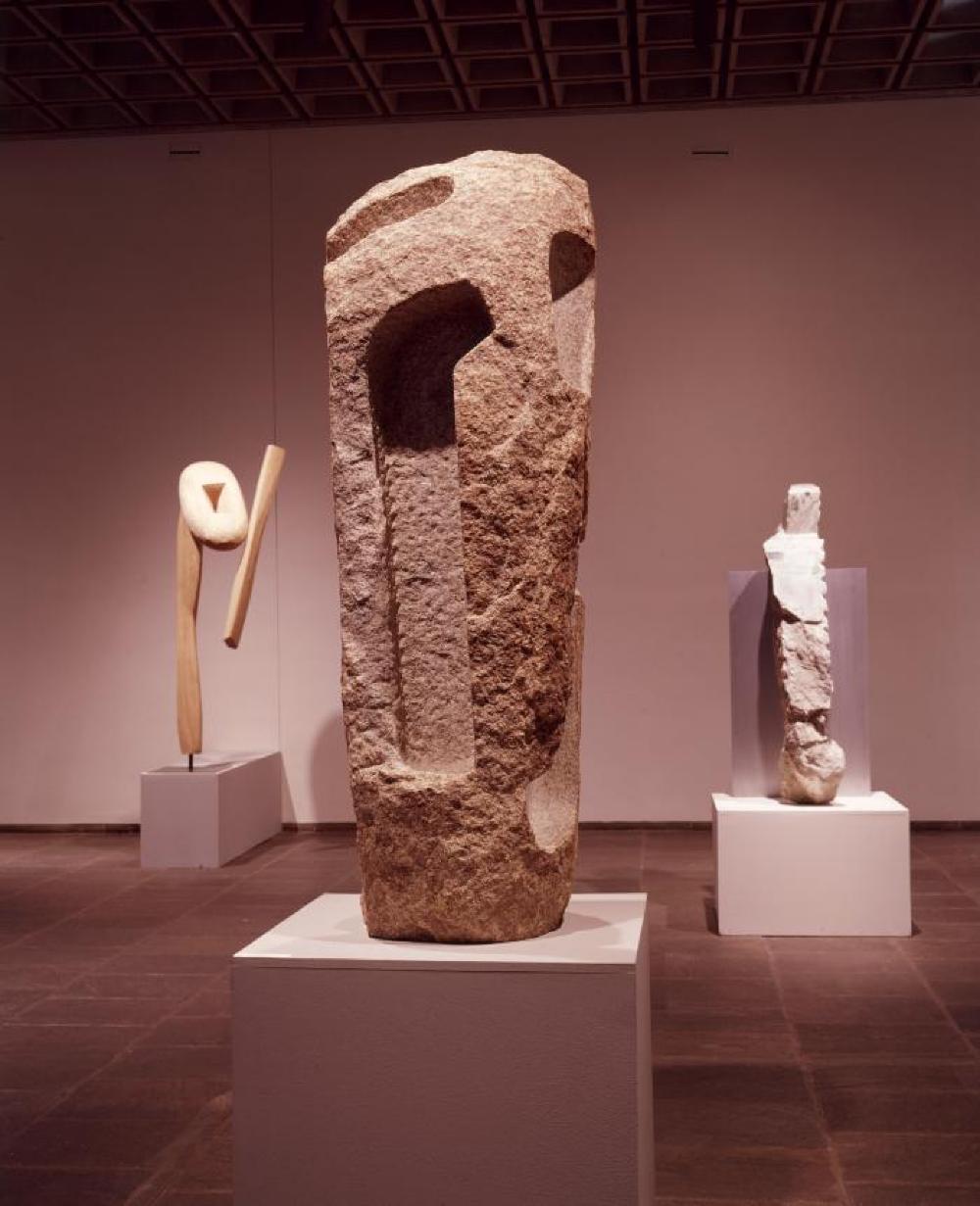 Installation view of "Isamu Noguchi," Whitney Museum of American Art, April 17, 1968 - June 16, 1968.