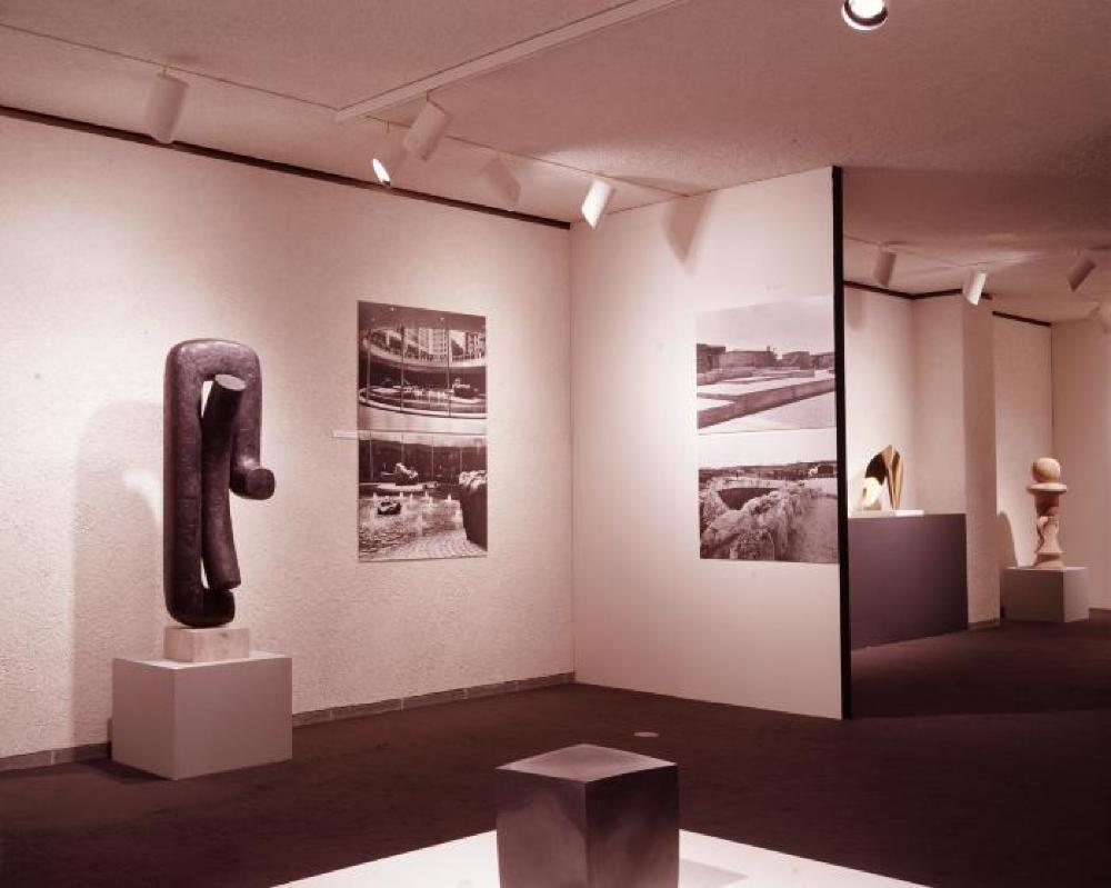 Installation view of "Isamu Noguchi," Whitney Museum of American Art, April 17, 1968 - June 16, 1968.