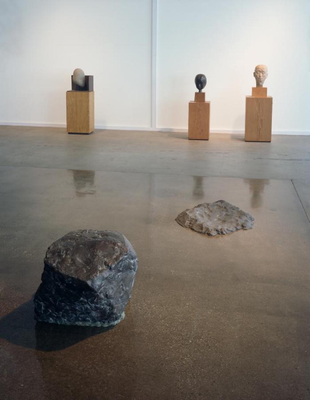 Installation view of "Zen No Zen: Aspects of Noguchi's Sculptural Vision," The Noguchi Museum, February 19, 2002 - June 3, 2002.
