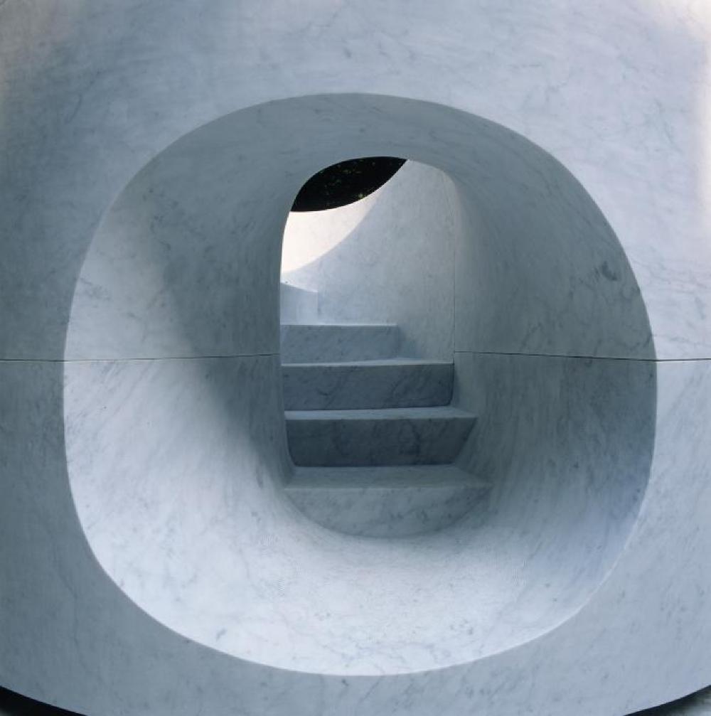Installation view of "Isamu Noguchi:  What is Sculpture?," 1986 Venice Biennale, June 29, 1986 - September 28, 1986.