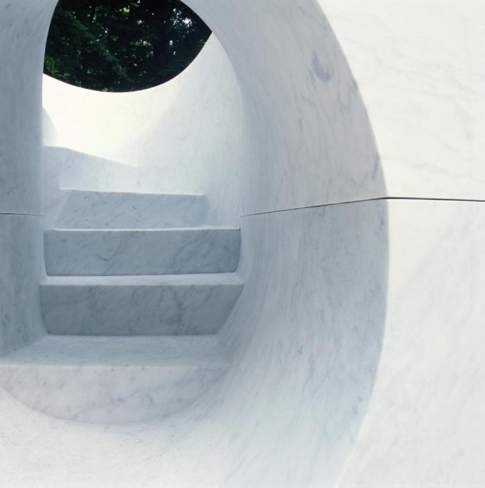 Installation view of "Isamu Noguchi:  What is Sculpture?," 1986 Venice Biennale, June 29, 1986 - September 28, 1986.