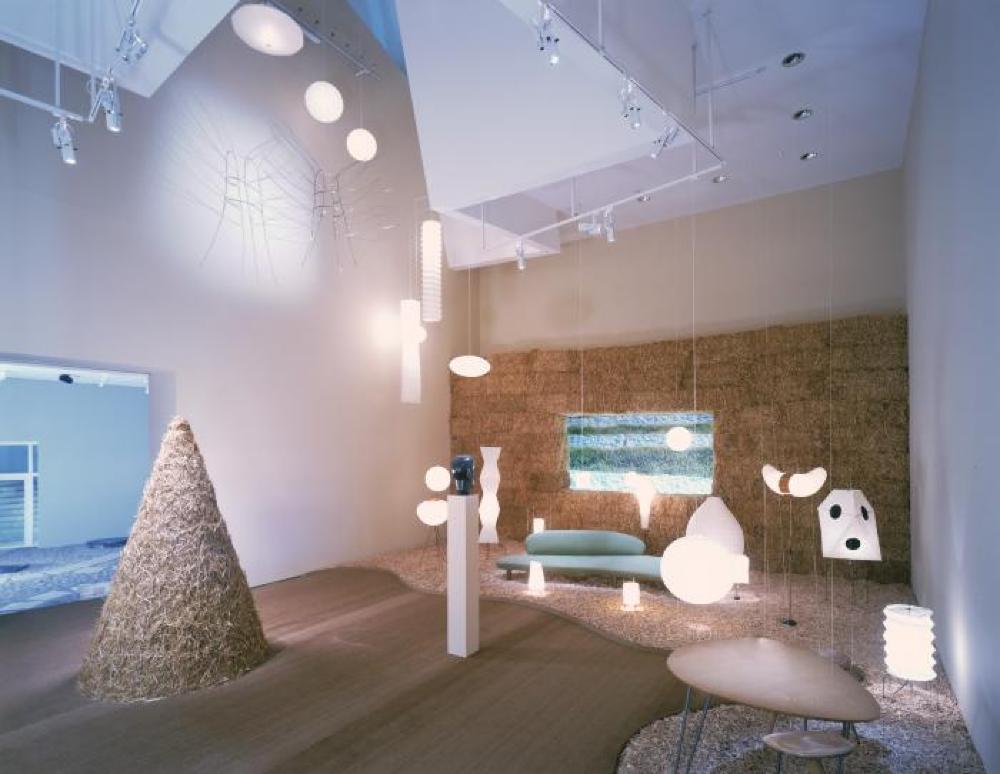 Installation view of "Isamu Noguchi Sculptural Design," Vitra Design Museum, Weil am Rhein, Germany, July 20, 2001- 2007.