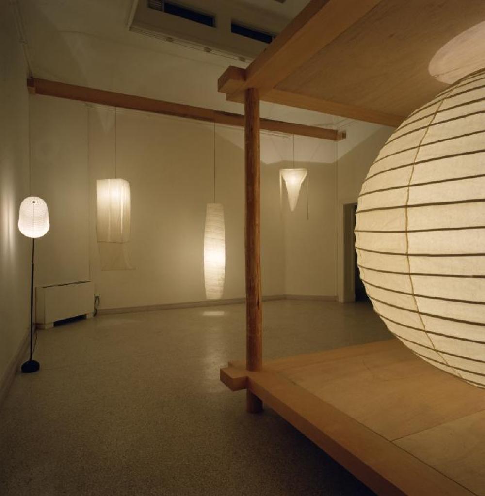 Installation view of "Isamu Noguchi:  What is Sculpture?," 1986 Venice Biennale, June 29, 1986 - September 28, 1986.