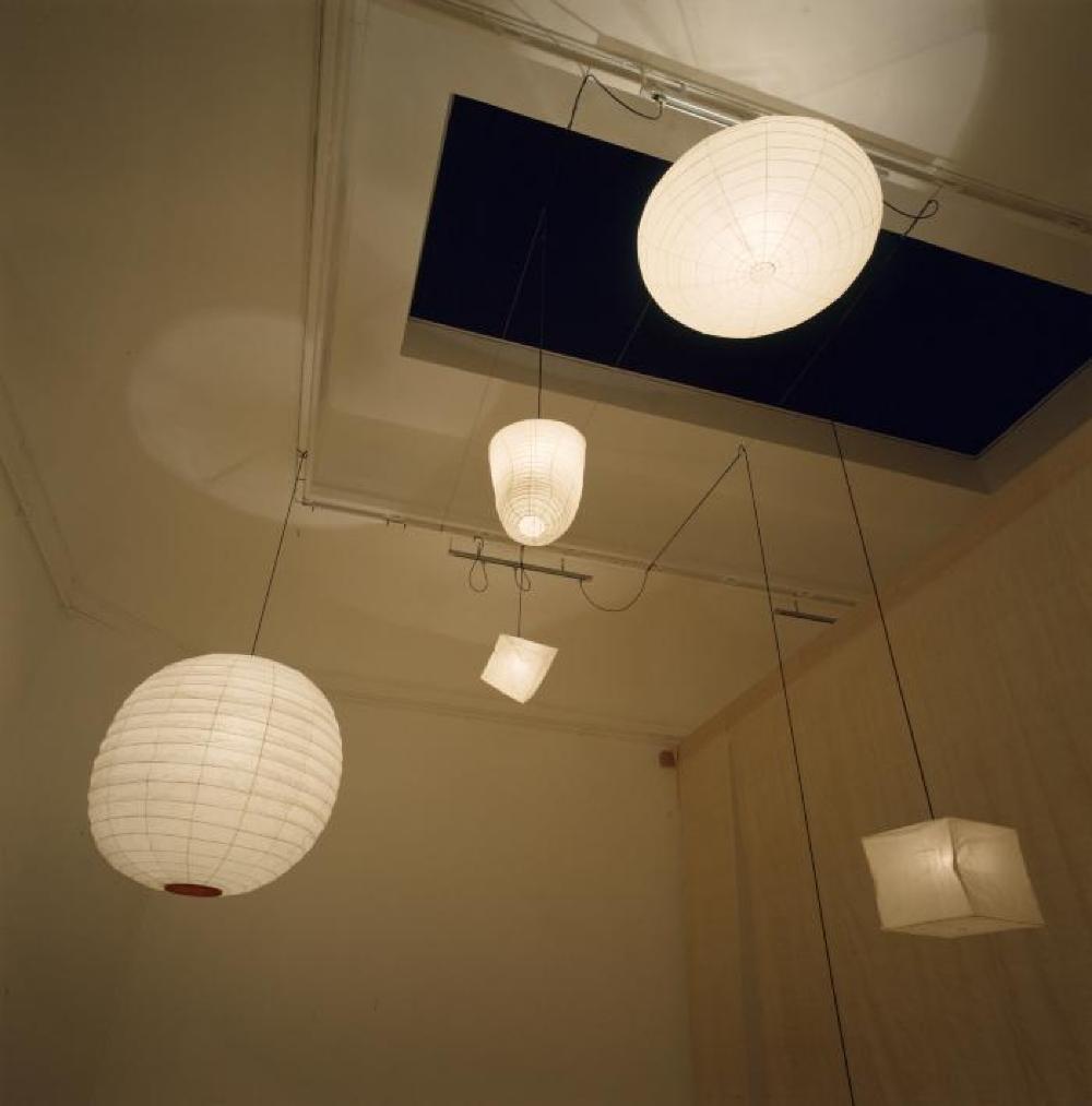 Installation view of "Isamu Noguchi:  What is Sculpture?," 1986 Venice Biennale, June 29, 1986 - September 28, 1986.