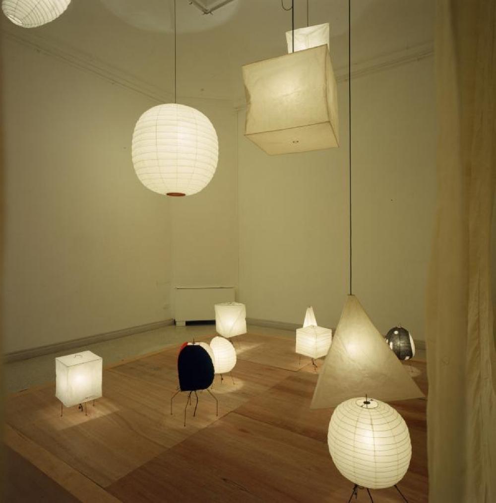 Installation view of "Isamu Noguchi: What is Sculpture?," 1986 Venice Biennale, June 29, 1986 - September 28, 1986.