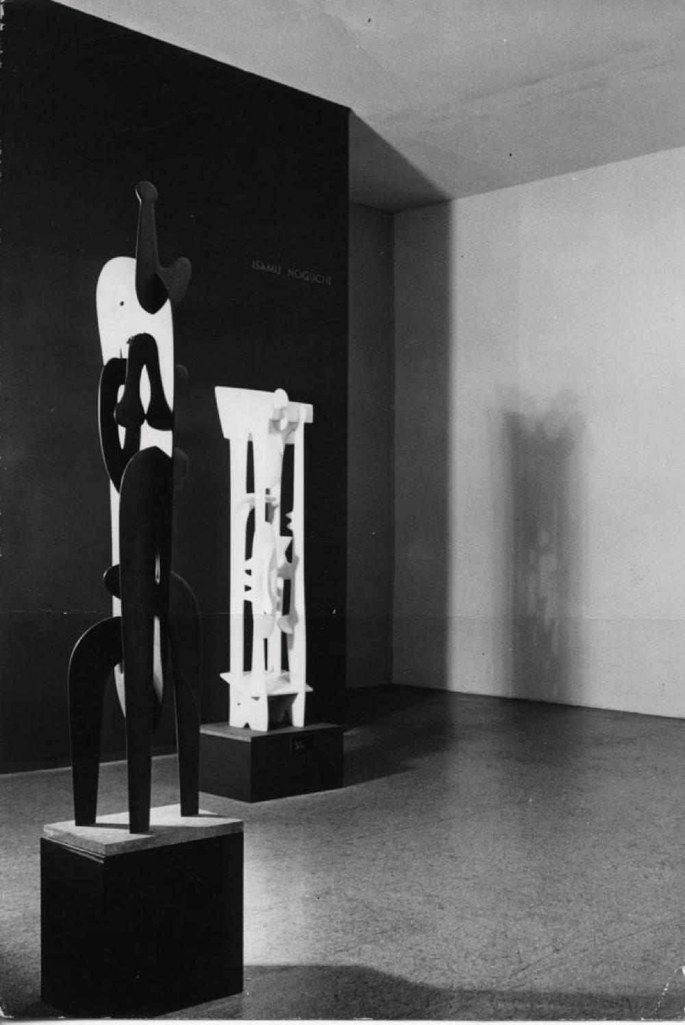 Installation view of "Fourteen Americans," Museum of Modern Art, September 10, 1946 - December 8, 1946.