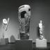 Installation view of Isamu Noguchi, Whitney Museum of American Art, April 17, 1968 - June 16, 1968.