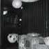 Installation view of Isamu Noguchi Exhibition Chuo Koron Gallery, August 2 - 7, 1954.