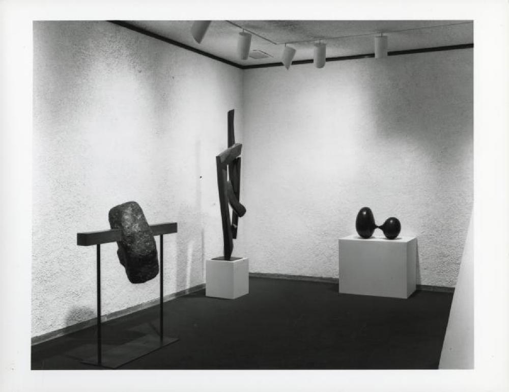 Installation view of "Isamu Noguchi," Whitney Museum of American Art, April 17, 1968 - June 16, 1968.
