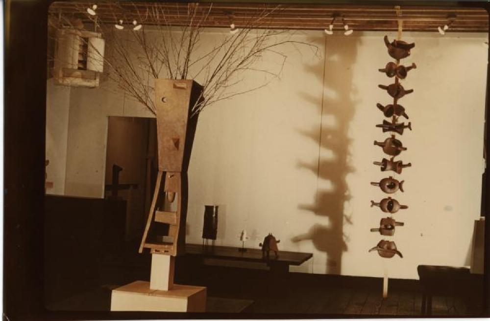 Installation view of "Isamu Noguchi: Terracottas," Stable Gallery, November 23, 1954 - January 8, 1955.