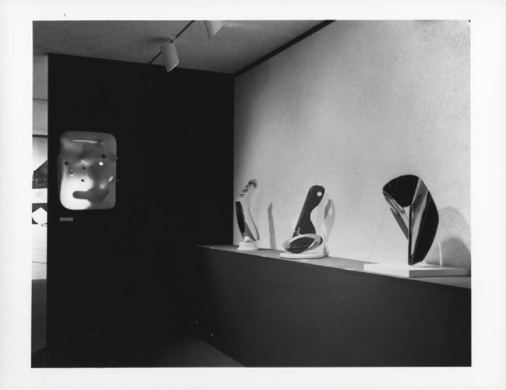 Installation view of "Isamu Noguchi," Whitney Museum of American Art, April 17, 1968 - June 16, 1968.