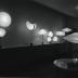 Installation view of Isamu Noguchi Exhibition Chuo Koron Gallery, August 2 - 7, 1954.
