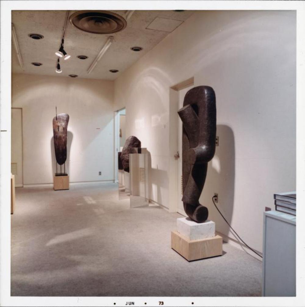 Installation view of "Isamu Noguchi," Minami Gallery, May 14, 1973 - June 9, 1973.