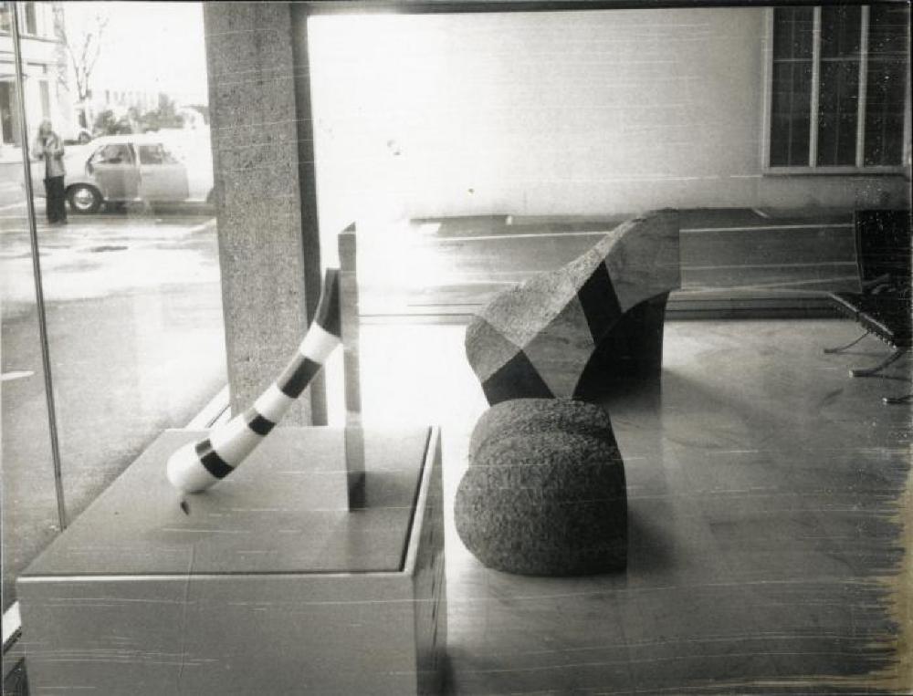 Installation view of "Isamu Noguchi," Gimpel Fils, September 14, 1972 - October 7, 1972.
