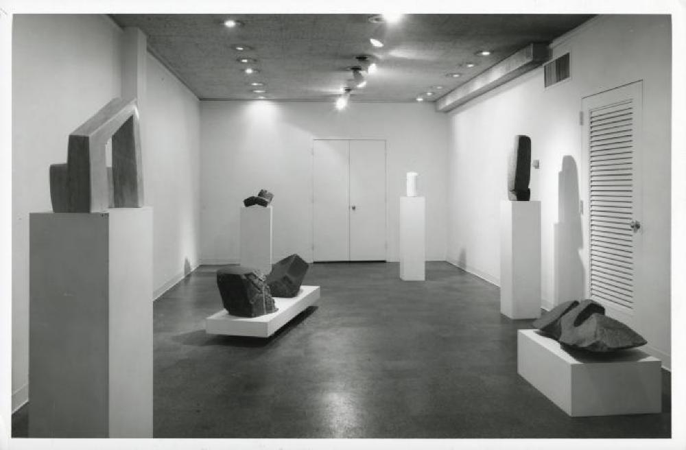 Installation view of "Isamu Noguchi," Cordier & Ekstrom Gallery, April 4, 1967 - April 29, 1967.