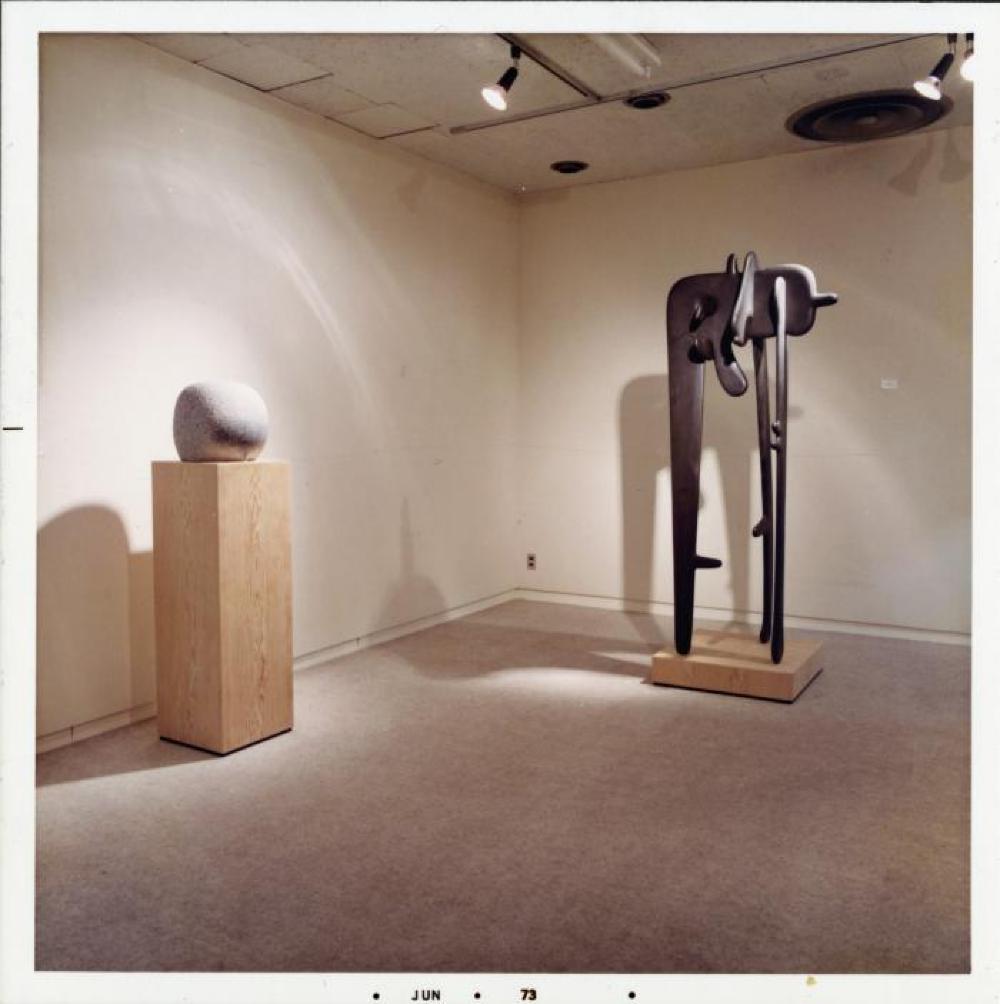 Installation view of "Isamu Noguchi," Minami Gallery, May 14, 1973 - June 9, 1973.
