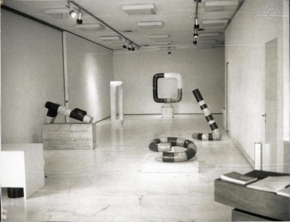 Installation view of "Isamu Noguchi," Gimpel Fils, September 14, 1972 - October 7, 1972.