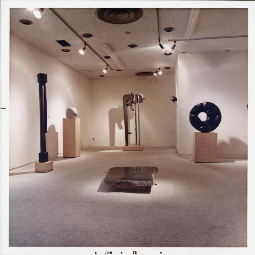 Installation view of "Isamu Noguchi," Minami Gallery, May 14, 1973 - June 9, 1973.