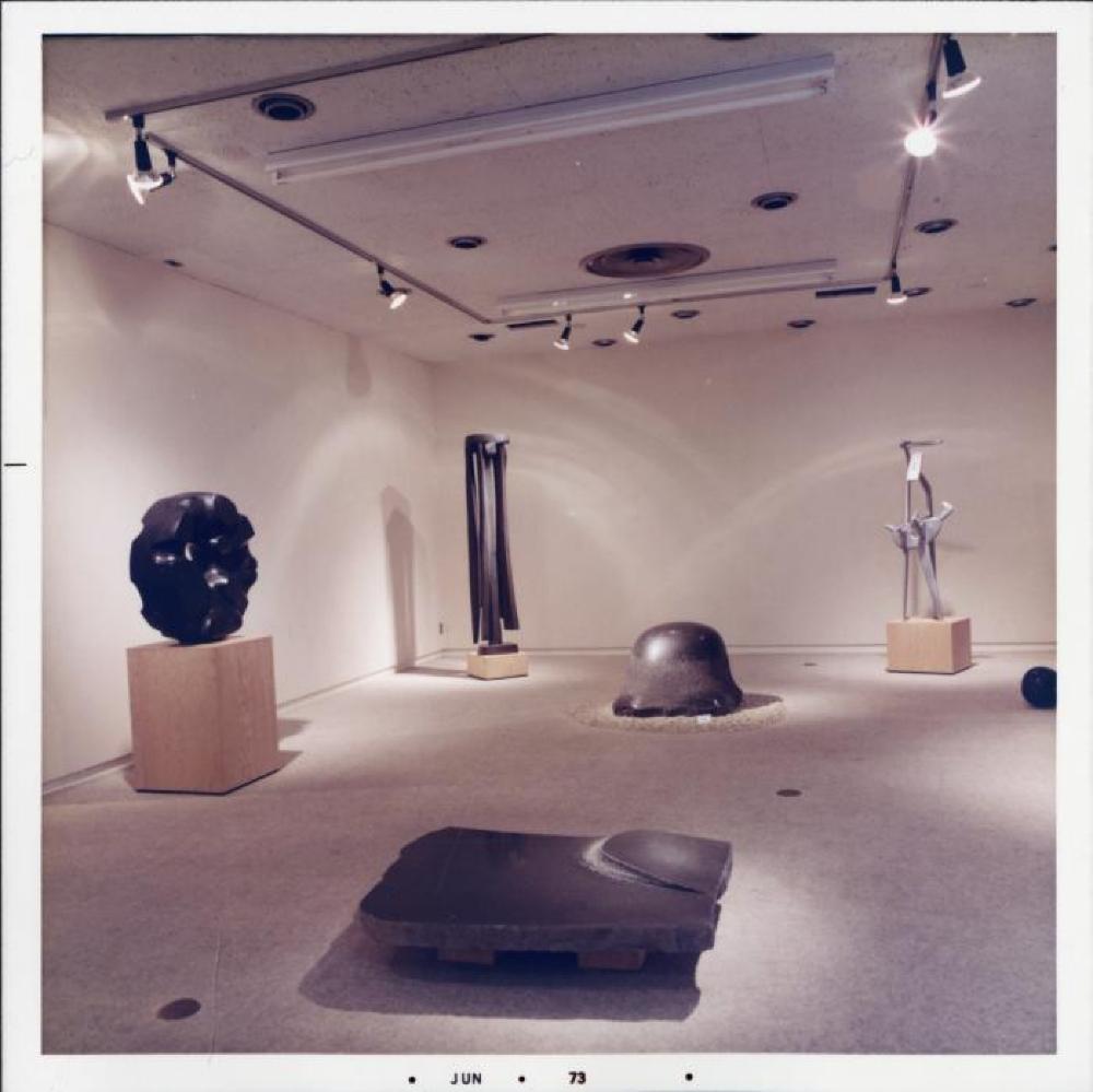 Installation view of "Isamu Noguchi," Minami Gallery, May 14, 1973 - June 9, 1973.