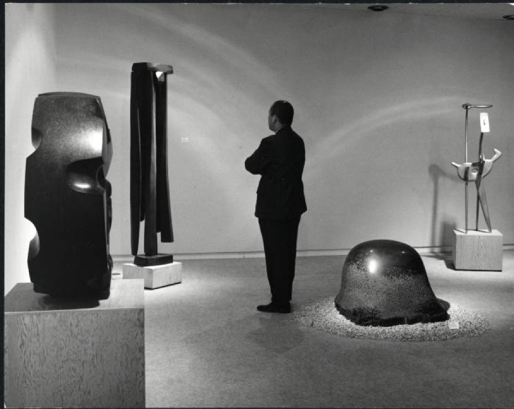 Installation view of "Isamu Noguchi," Minami Gallery, May 14, 1973 - June 9, 1973.
