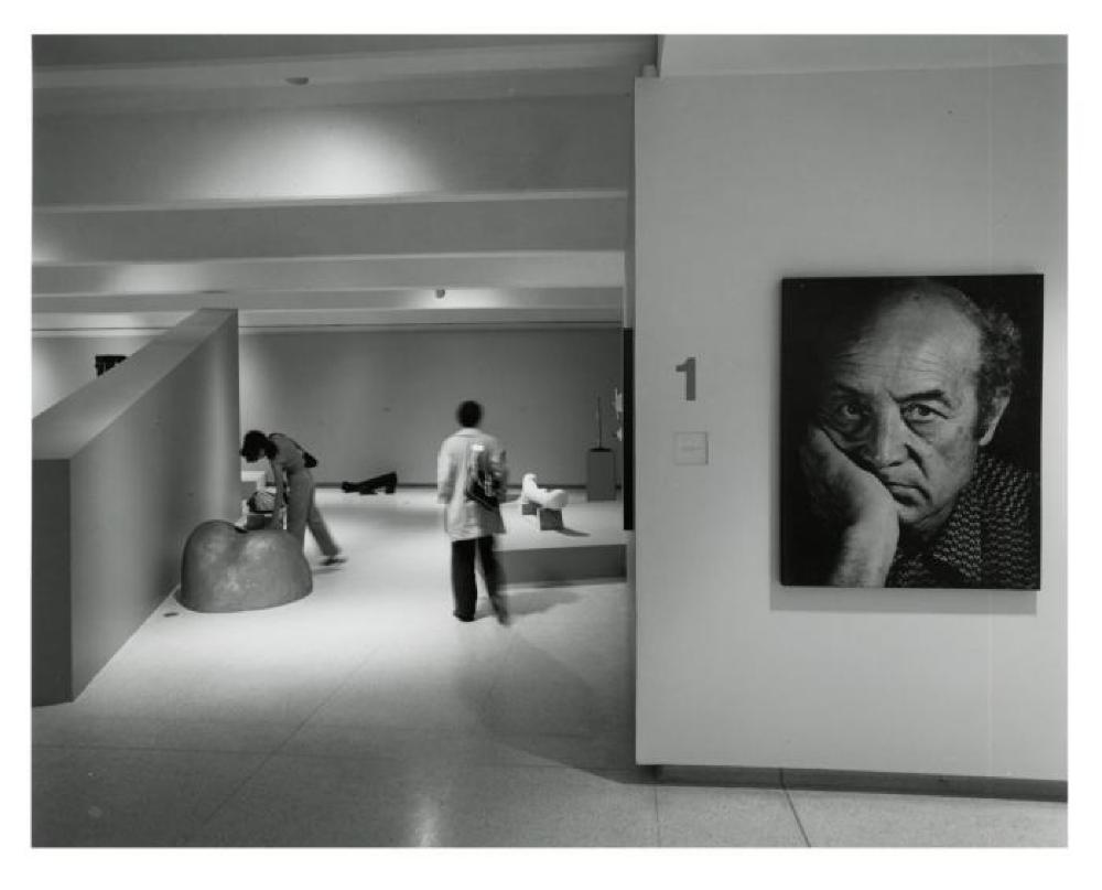 Installation view of "Noguchi's Imaginary Landscapes," Walker Art Center, April 23, 1978 - June 18, 1978.