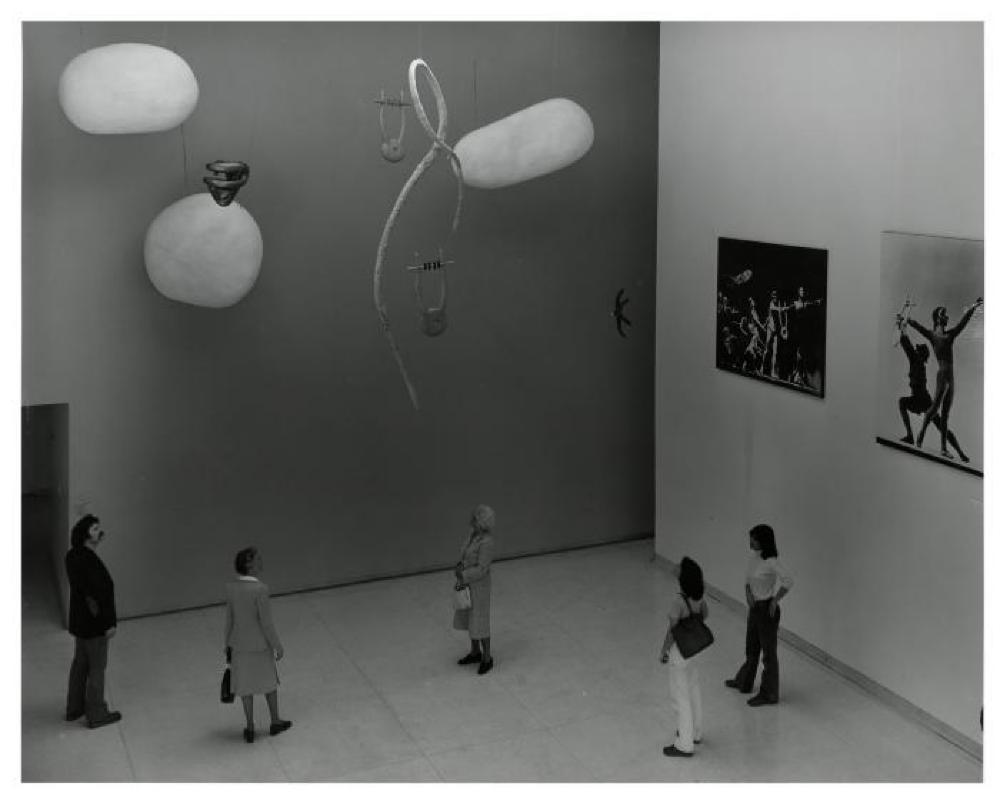 Installation view of "Noguchi's Imaginary Landscapes," Walker Art Center, April 23, 1978 - June 18, 1978.