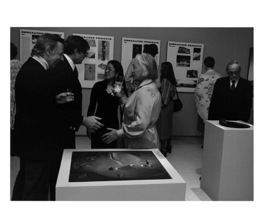 Installation view of "Noguchi's Imaginary Landscapes," Walker Art Center, April 23, 1978 - June 18, 1978.