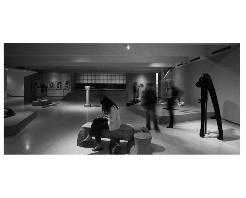 Installation view of "Noguchi's Imaginary Landscapes," Walker Art Center, April 23, 1978 - June 18, 1978.